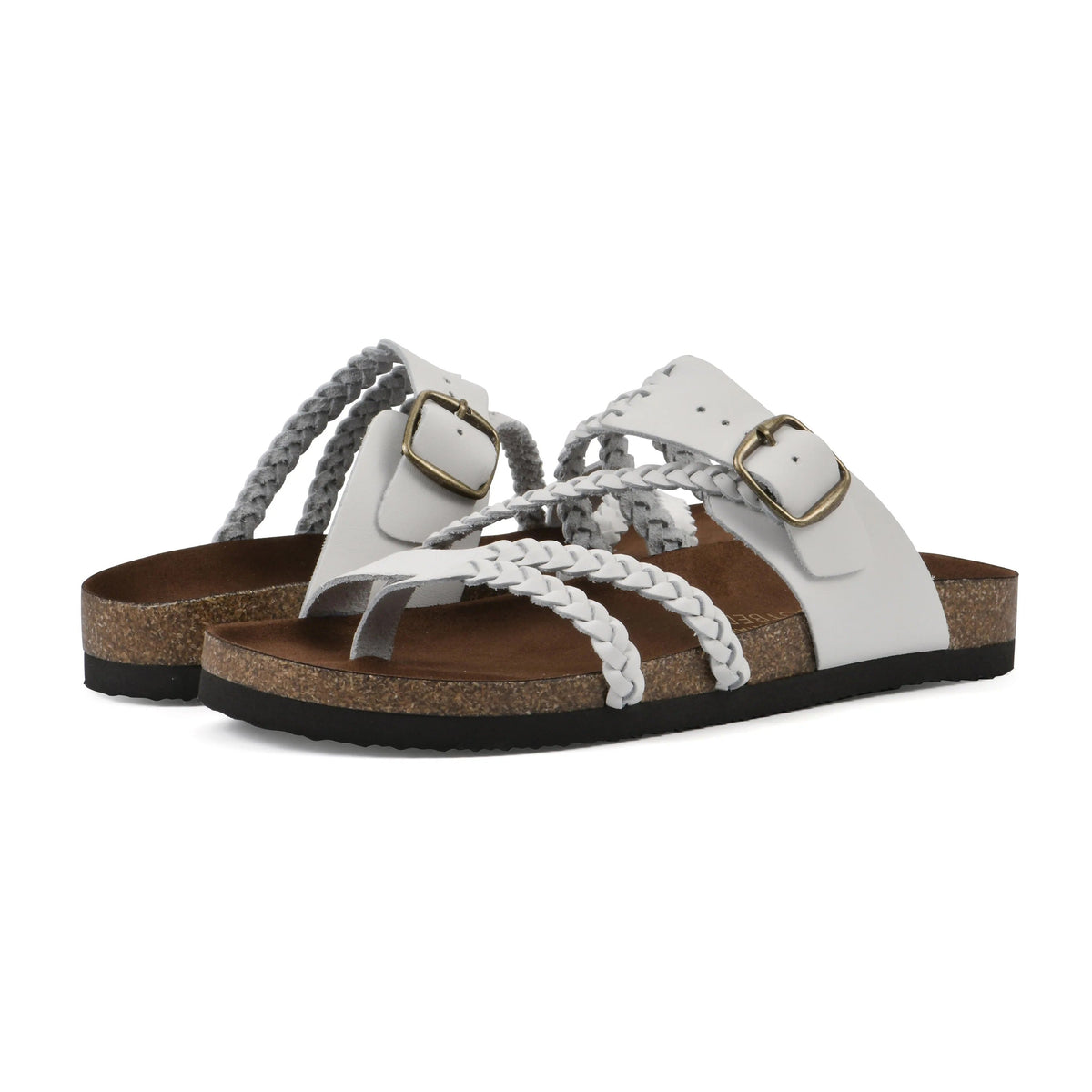 Mara | Braided Toe-Post Buckle Sandals