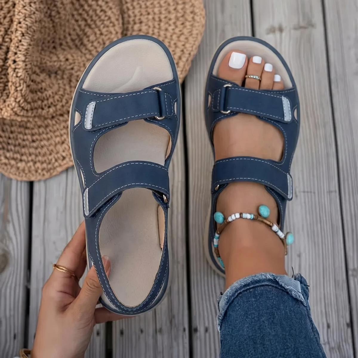 Soline | Wide Toe Box Comfort Sandals