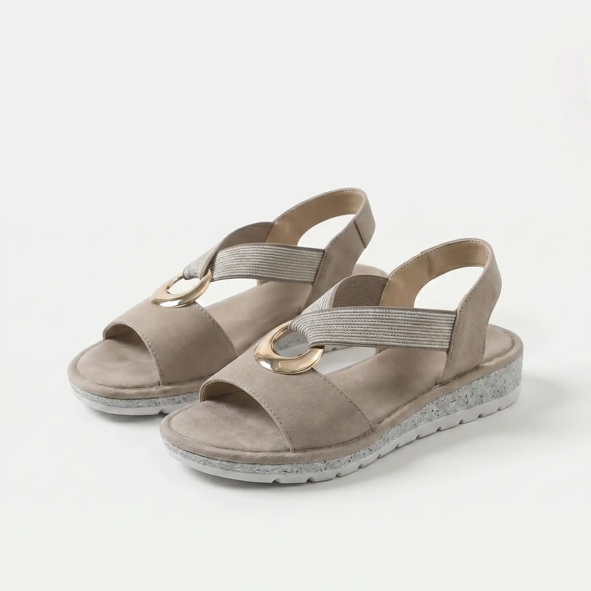 Luna | Braided Cross-Strap Ring Sandals