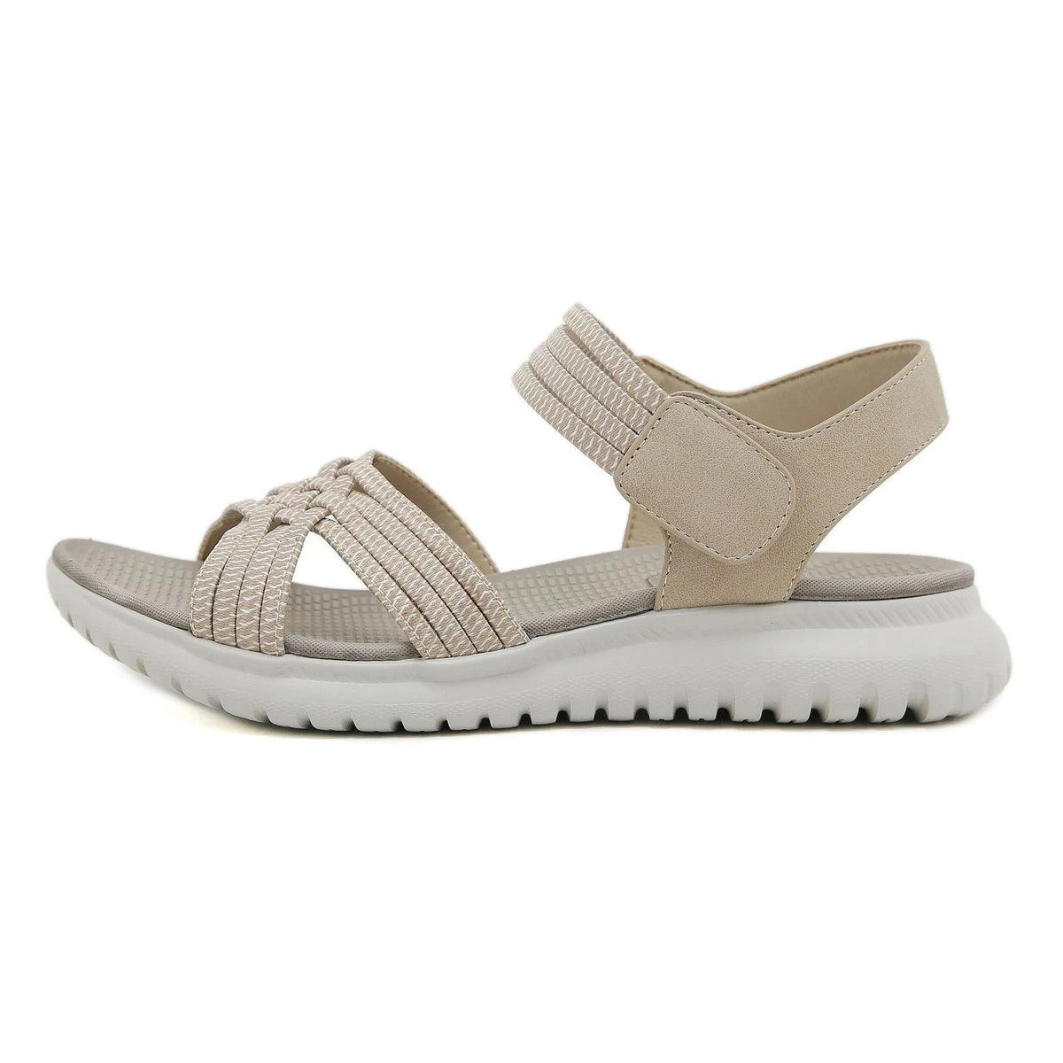 Cristina | Braided Strap Comfort Sandals