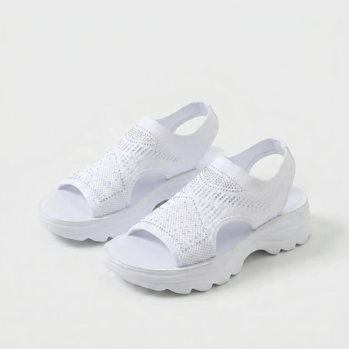 Noelle | Mesh Adjustable Strap Sandals