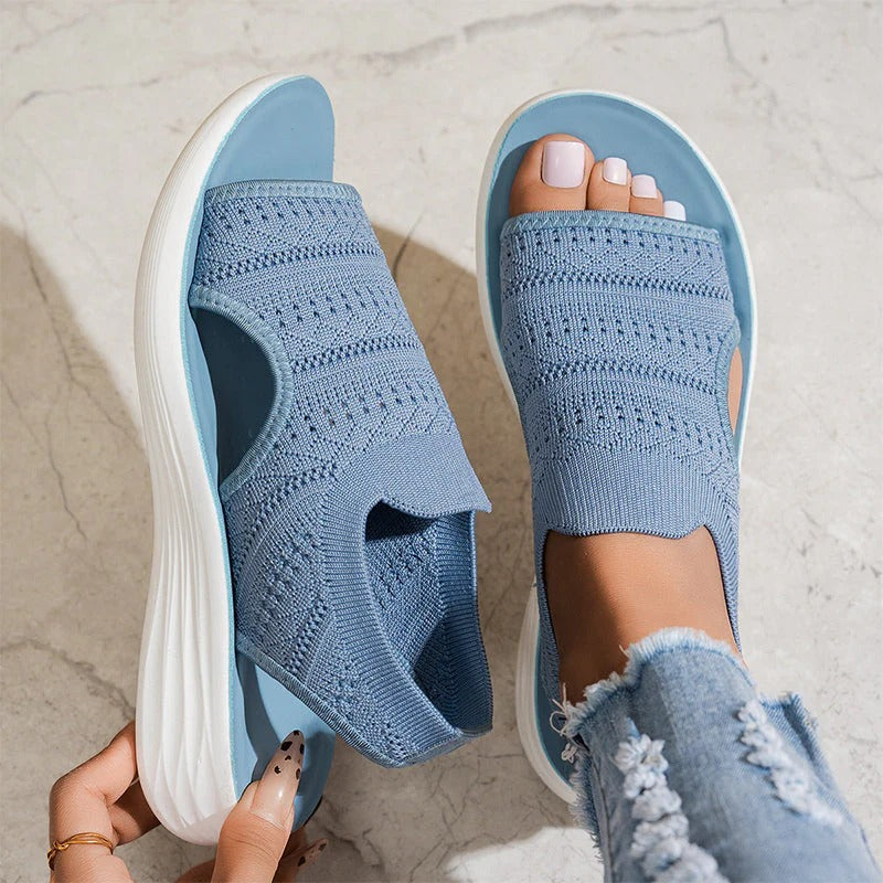 Moara | Open-Toe Mesh Comfort Sandals