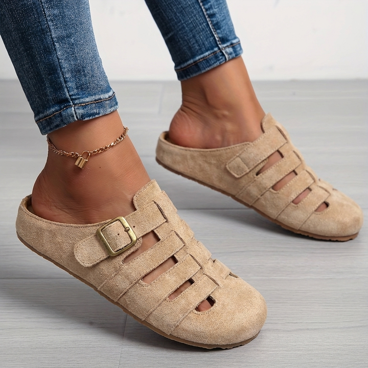 Nathalie - Comfort Slip-On Mule Sandals