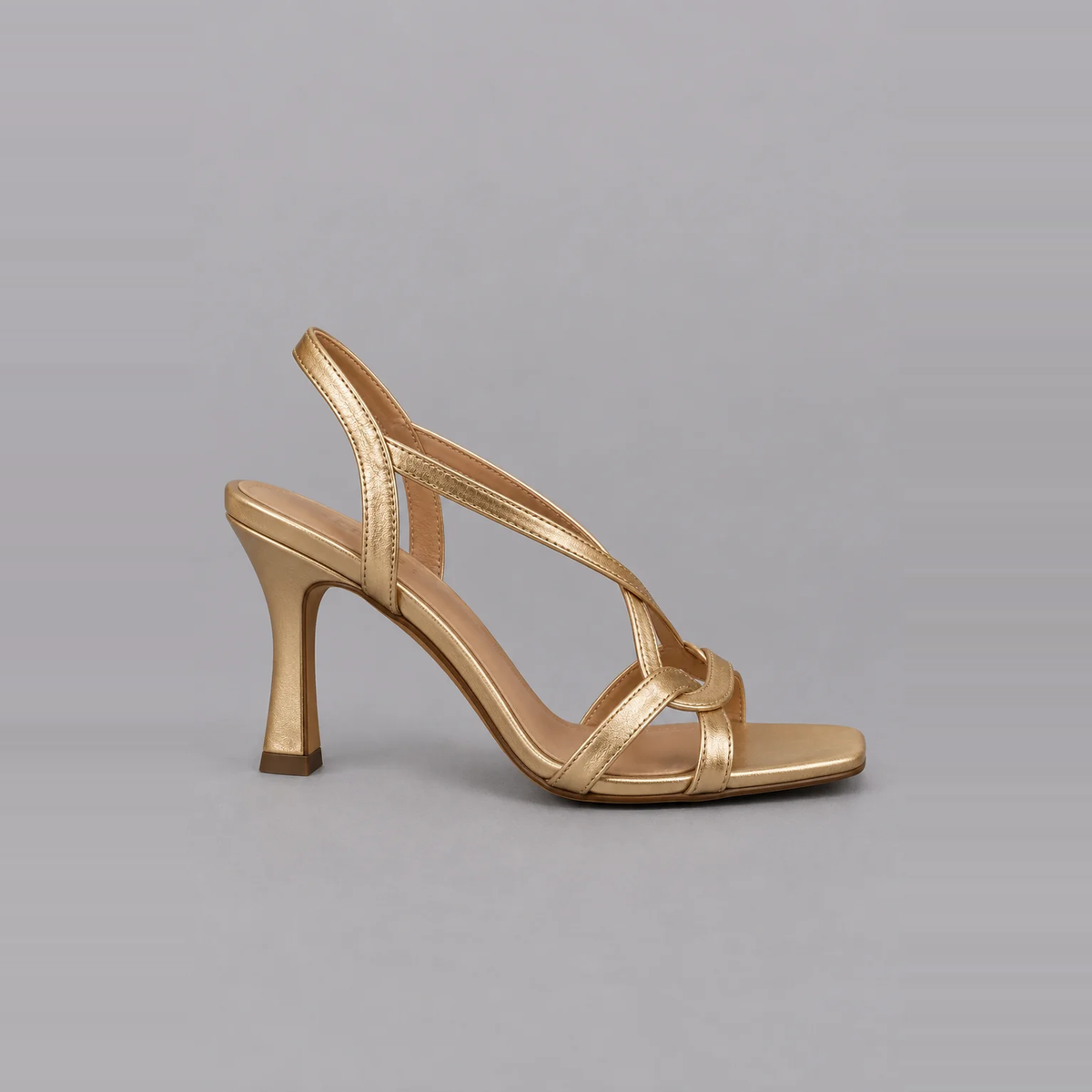 Karina | Golden Statement Sandals