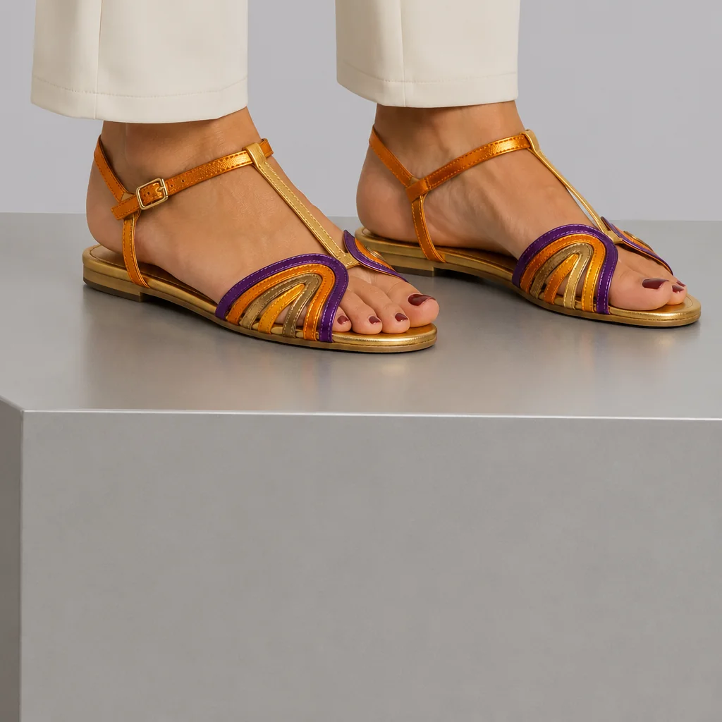 Priscilla | Sun-Kissed Colour Sandals