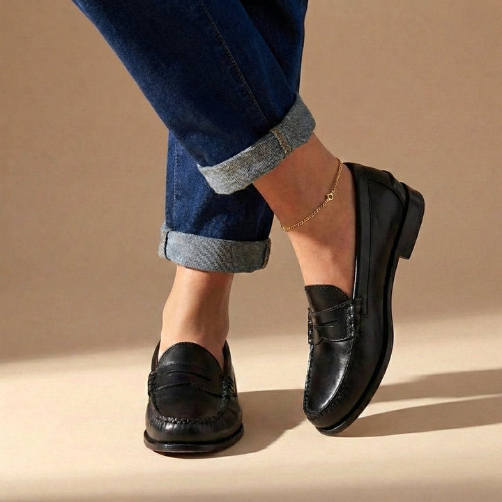 Tansy | Women's Classic Penny Loafer Flat Slip-On Shoe